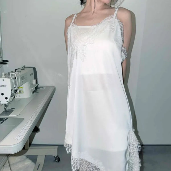 Floral Lace Slip Dress