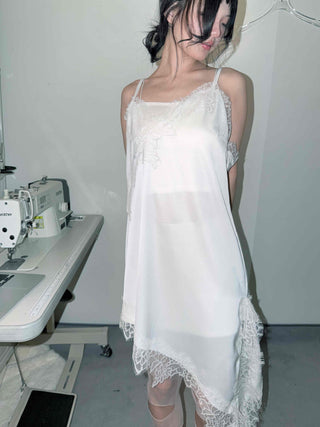 Floral Lace Slip Dress