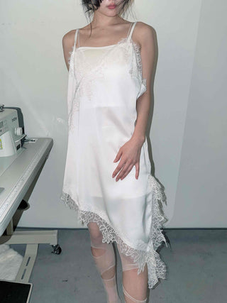 Floral Lace Slip Dress