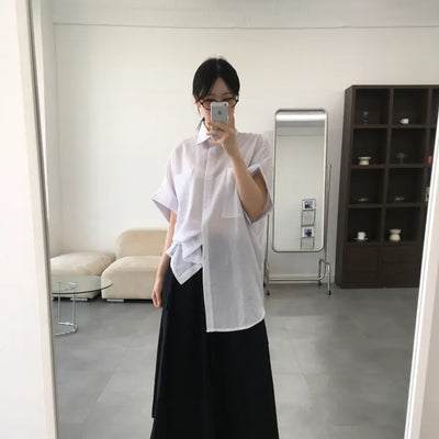 Bie Oversized Yoru Short Sleeve Shirt