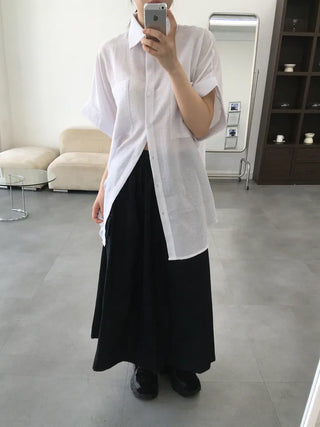 Bie Oversized Yoru Short Sleeve Shirt