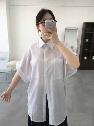 Bie Oversized Yoru Short Sleeve Shirt