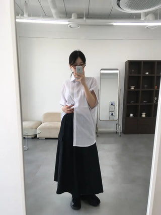 Bie Oversized Yoru Short Sleeve Shirt