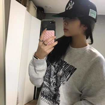 Vintage Graphic Print Oversized Sweatshirt