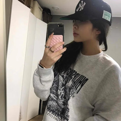 Vintage Graphic Print Oversized Sweatshirt