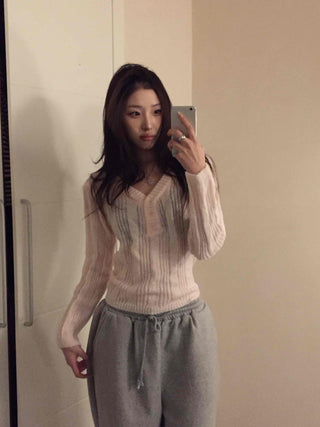 Daily Round Neck Cozy Slim Ribbed Knit