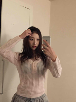 Daily Round Neck Cozy Slim Ribbed Knit