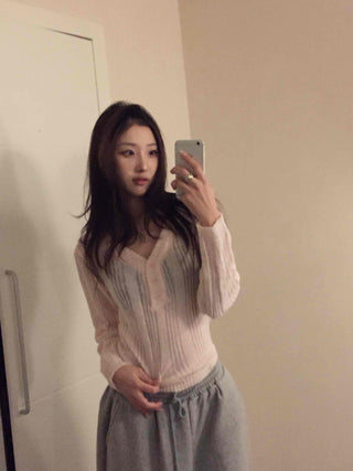 Daily Round Neck Cozy Slim Ribbed Knit