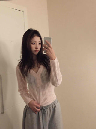 Daily Round Neck Cozy Slim Ribbed Knit