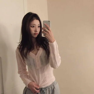 Daily Round Neck Cozy Slim Ribbed Knit