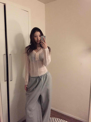 Daily Round Neck Cozy Slim Ribbed Knit