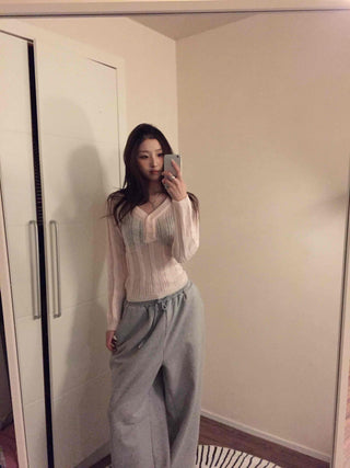 Daily Round Neck Cozy Slim Ribbed Knit