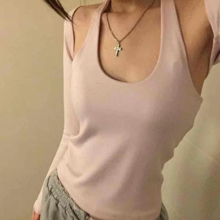 Layered Cold Shoulder Square Neck Bolero Set