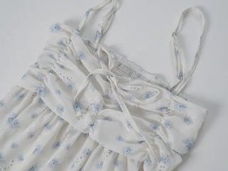 Dael Flower Punching Sleeveless Top