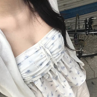 Dael Flower Punching Sleeveless Top