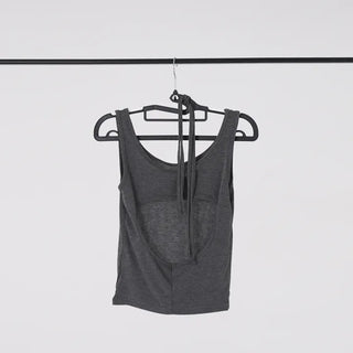 Miel Backless Ribbon Layered Sleeveless