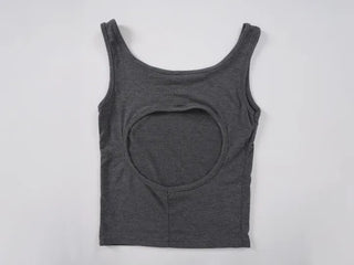 Miel Backless Ribbon Layered Sleeveless