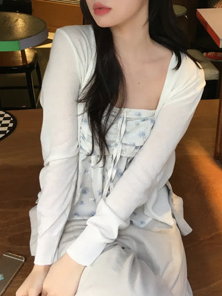 Yure Summer Basic Loose Fit Cardigan