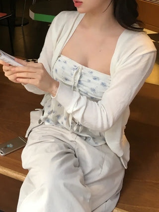 Yure Summer Basic Loose Fit Cardigan