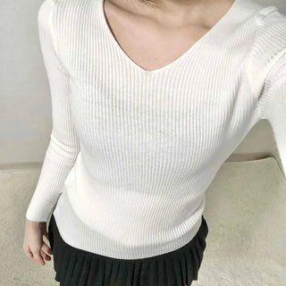Soft Touch Square Neck Slim Ribbed Knit