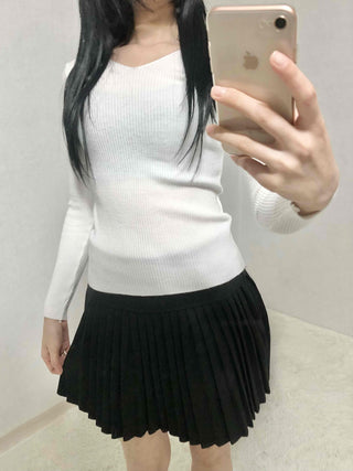 Classic Campus High-Waisted Flare Mini Skirt