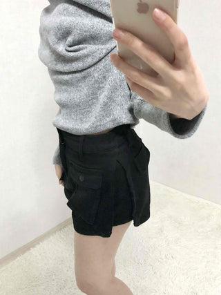 School Look Pleated Mini Tennis Shorts