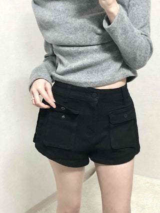 School Look Pleated Mini Tennis Shorts