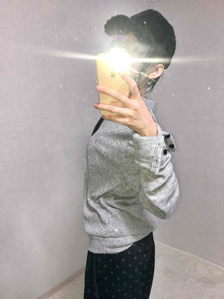 Edge Stripe Turtleneck Loose Fit Knit