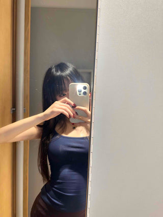 Daily Mood Round Neck Crop Slim Sleeveless