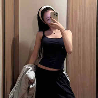 Daily Mood Round Neck Crop Slim Sleeveless