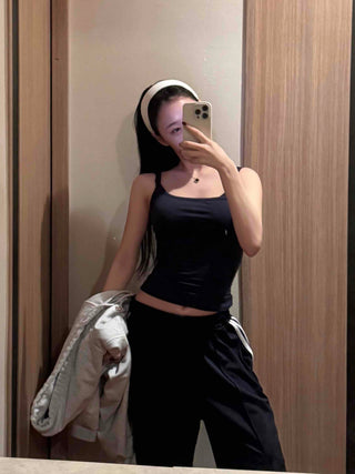 Daily Mood Round Neck Crop Slim Sleeveless