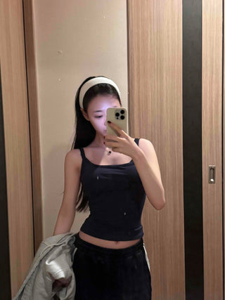 Daily Mood Round Neck Crop Slim Sleeveless