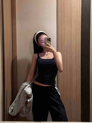 Daily Mood Round Neck Crop Slim Sleeveless