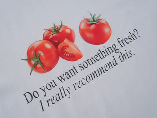 Cor Tomato Lettering Short Sleeve T-shirt