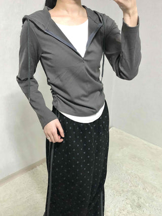 Daily Simple Layered Long-Sleeve Hoodie