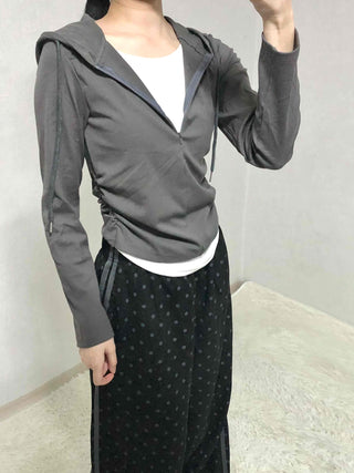 Daily Simple Layered Long-Sleeve Hoodie