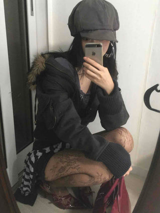 Big Collar Fur-Trimmed Padded Vest