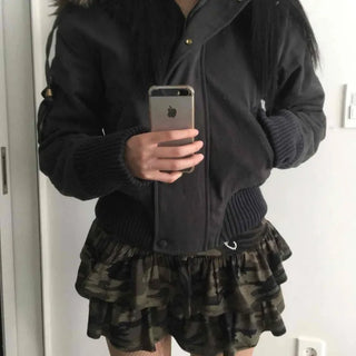 Big Collar Fur-Trimmed Padded Vest