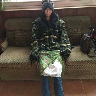 Military Camo Pattern Reversible Short Jumper