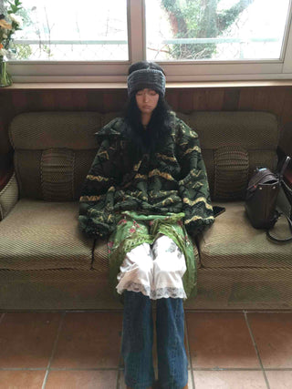 Military Camo Pattern Reversible Short Jumper