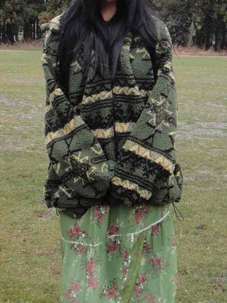 Military Camo Pattern Reversible Short Jumper