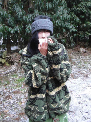 Military Camo Pattern Reversible Short Jumper