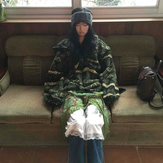 Military Camo Pattern Reversible Short Jumper