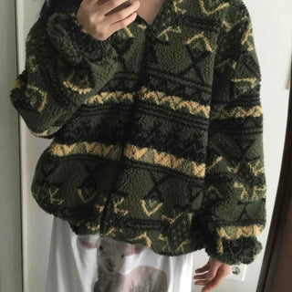Military Camo Pattern Reversible Short Jumper