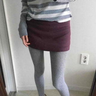 Slim Fit Low Mini Skirt