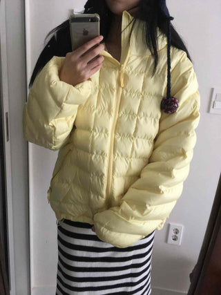 Short Puff Balloon Fit Crop Padded Jacket