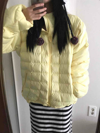 Short Puff Balloon Fit Crop Padded Jacket