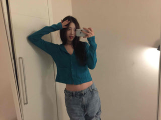 Sugar Twist Cable Knit Crop Cardigan