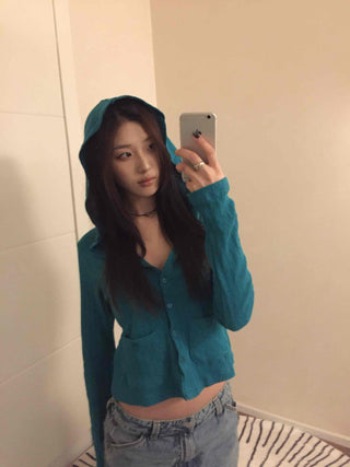 Sugar Twist Cable Knit Crop Cardigan