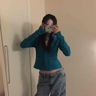 Sugar Twist Cable Knit Crop Cardigan